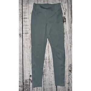 Athleta Women's Delancey Moto Tight Minimalistic Gray/Green Size S Small